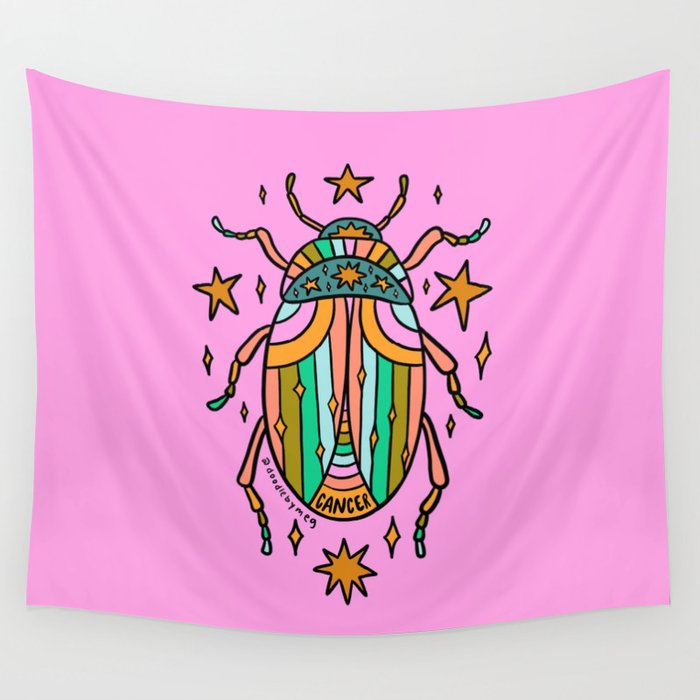 Cancer Beetle Wall Tapestry Gallery Image 4