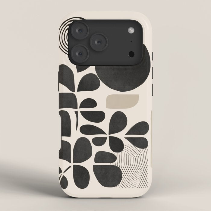 Modern Botanicals - Abstract Minimalist Shapes iPhone Case Gallery Image 3
