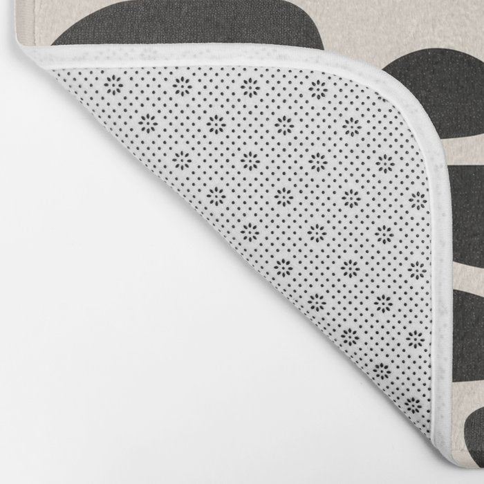 Modern Botanicals - Abstract Minimalist Shapes Bath Mat Gallery Image 2