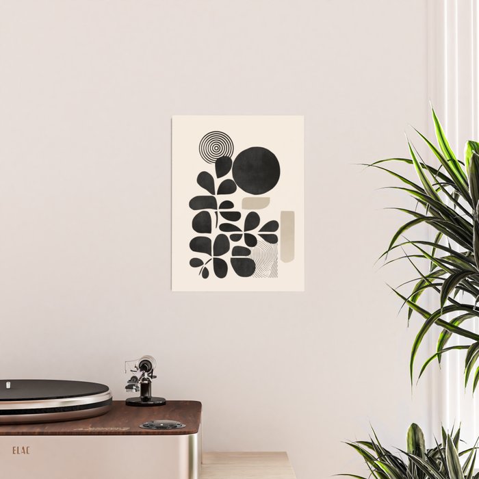 Modern Botanicals - Abstract Minimalist Shapes Poster Gallery Image 2