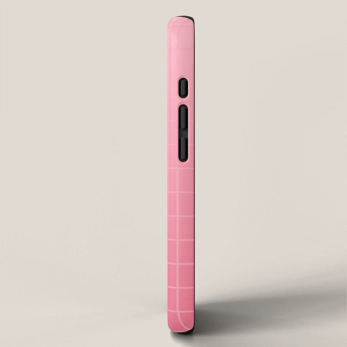 Future Grid Dreamy Pastel Pink Ombre iPhone Case Gallery Image 2