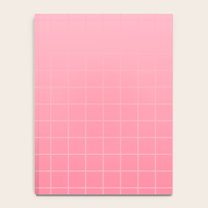 Future Grid Dreamy Pastel Pink Ombre Notebook Gallery Image 4