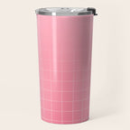 Future Grid Dreamy Pastel Pink Ombre Travel Mug Gallery Image 2