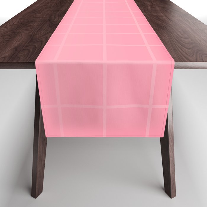 Future Grid Dreamy Pastel Pink Ombre Table Runner Gallery Image 1