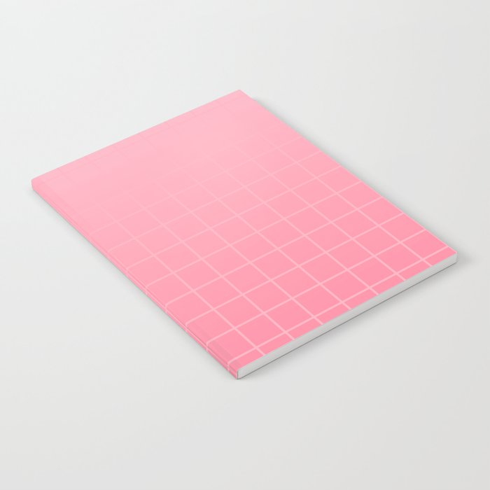 Future Grid Dreamy Pastel Pink Ombre Notebook Gallery Image 2