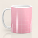 Future Grid Dreamy Pastel Pink Ombre Coffee Mug Gallery Image 3
