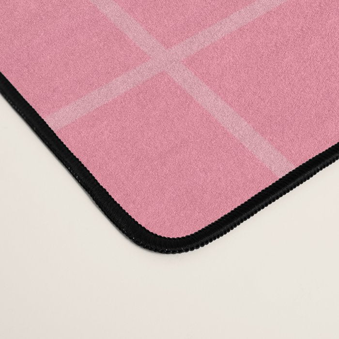 Future Grid Dreamy Pastel Pink Ombre Desk Mat Gallery Image 4