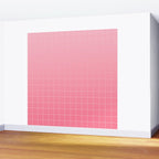Future Grid Dreamy Pastel Pink Ombre Wall Mural Gallery Image 2