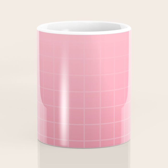 Future Grid Dreamy Pastel Pink Ombre Coffee Mug Gallery Image 4