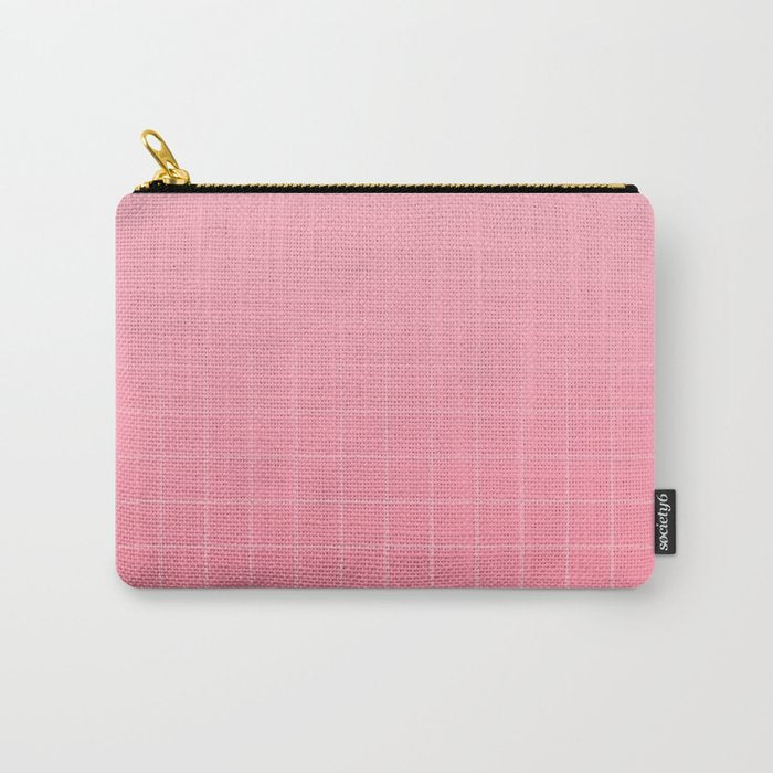 Future Grid Dreamy Pastel Pink Ombre Carry All Pouch Gallery Image 1