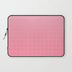 Future Grid Dreamy Pastel Pink Ombre Laptop Sleeve Gallery Image 1