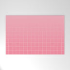 Future Grid Dreamy Pastel Pink Ombre Welcome Mat Gallery Image 1