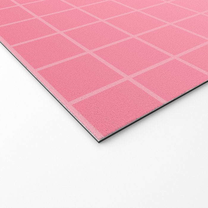 Future Grid Dreamy Pastel Pink Ombre Welcome Mat Gallery Image 2