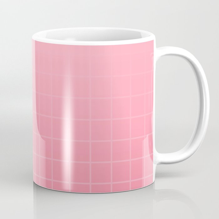 Future Grid Dreamy Pastel Pink Ombre Coffee Mug Gallery Image 1