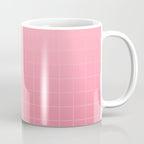 Future Grid Dreamy Pastel Pink Ombre Coffee Mug Gallery Image 1