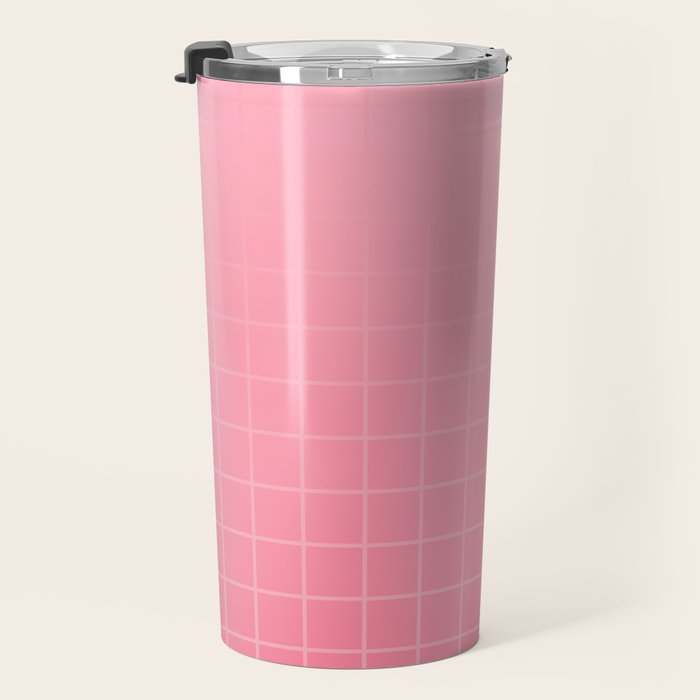 Future Grid Dreamy Pastel Pink Ombre Travel Mug Gallery Image 3