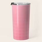 Future Grid Dreamy Pastel Pink Ombre Travel Mug Gallery Image 3