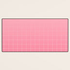 Future Grid Dreamy Pastel Pink Ombre Desk Mat Gallery Image 3
