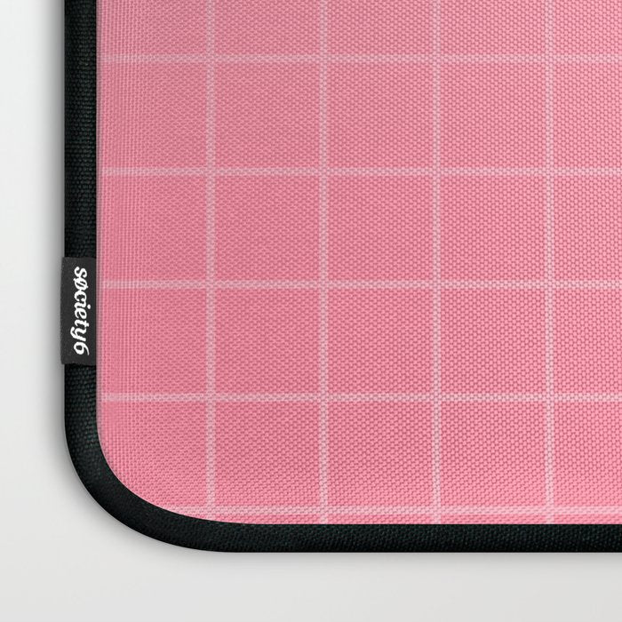 Future Grid Dreamy Pastel Pink Ombre Laptop Sleeve Gallery Image 3