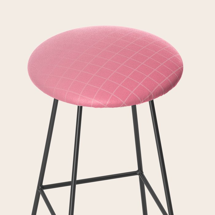 Future Grid Dreamy Pastel Pink Ombre Stool Gallery Image 2