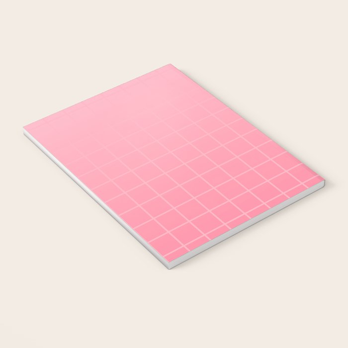 Future Grid Dreamy Pastel Pink Ombre Notebook Gallery Image 3