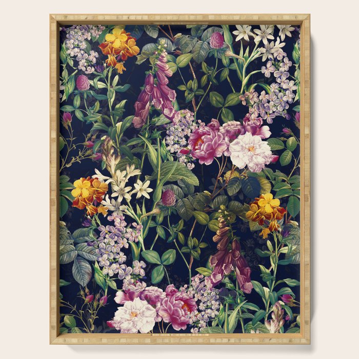 Midnight Forest VII Serving Tray Gallery Image 1