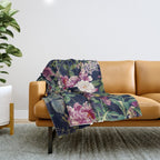 Midnight Forest VII Throw Blanket Gallery Image 1