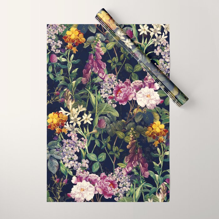 Midnight Forest VII Wrapping Paper Gallery Image 1