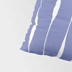 Periwinkle Blue Threaded Stripes Minimalist Modern Pattern Pillow Sham Gallery Image 4