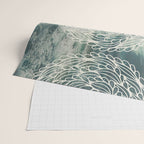 Mandala Ocean Waves Wrapping Paper Gallery Image 2