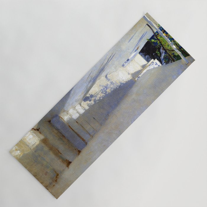 John Singer Sargent Staircase in Capri Yoga Mat Gallery Image 1