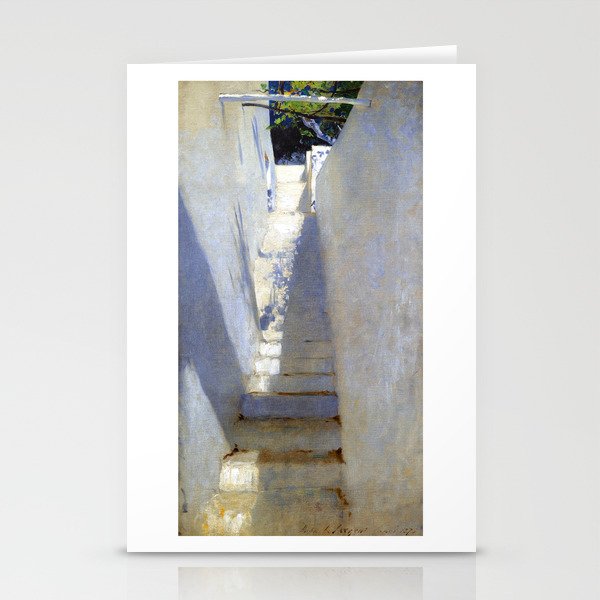 John Singer Sargent Staircase in Capri Stationery Card Gallery Image 2