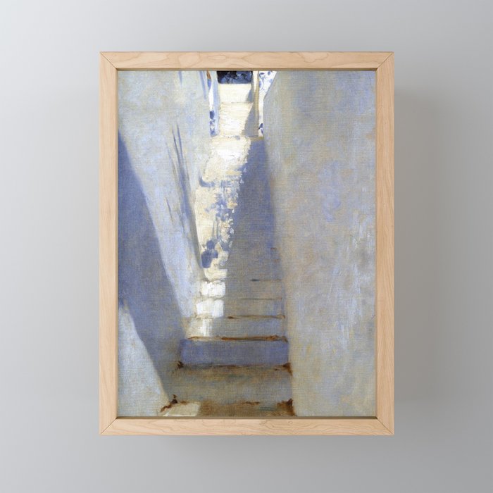 John Singer Sargent Staircase in Capri Mini Art Print Gallery Image 1
