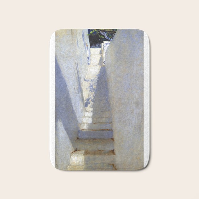 John Singer Sargent Staircase in Capri Bath Mat Gallery Image 1
