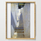 John Singer Sargent Staircase in Capri Serving Tray Gallery Image 1