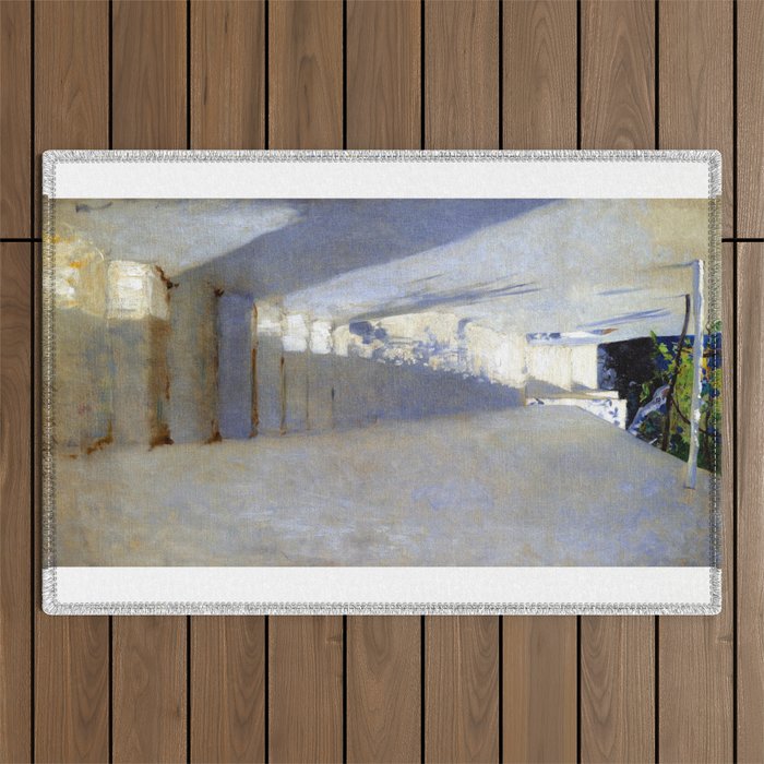 John Singer Sargent Staircase in Capri Outdoor Rug Gallery Image 1