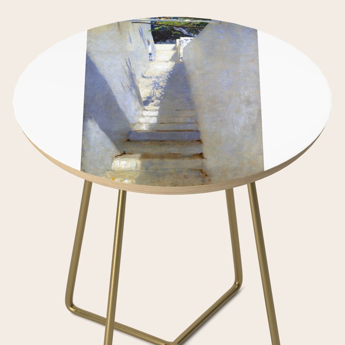 John Singer Sargent Staircase in Capri Side Table Gallery Image 2
