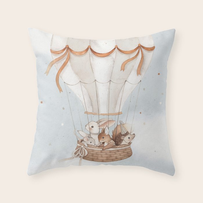 Little Explorers Throw Pillow Gallery Image 6
