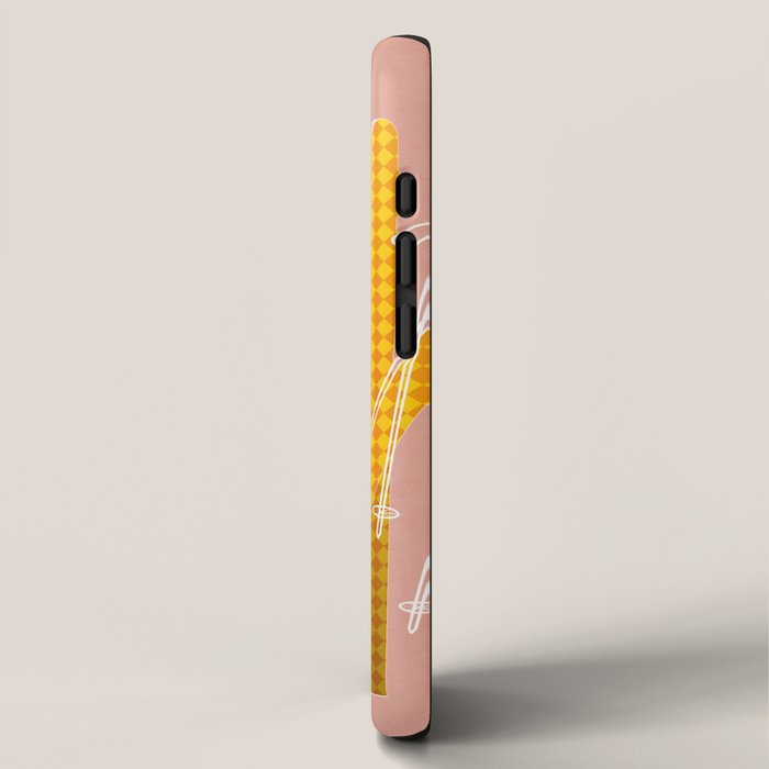 Colorful Ski Illustration and Pattern no 2 iPhone Case Gallery Image 2