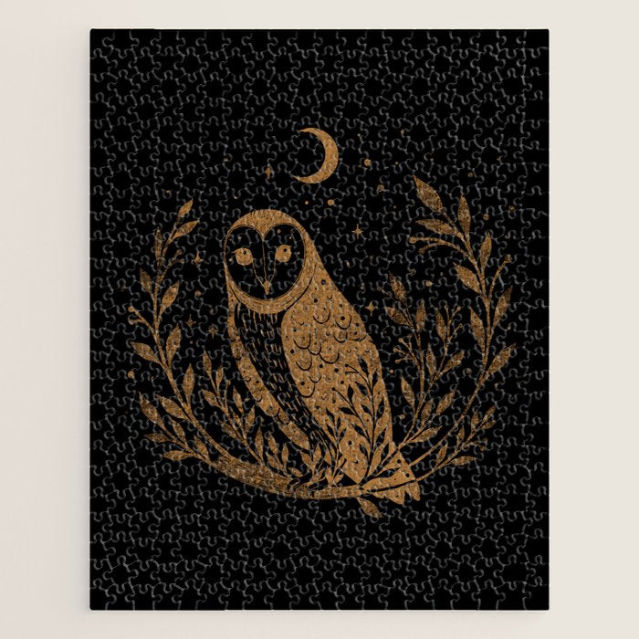 Owl Moon - Gold Jigsaw Puzzle Gallery Image 1