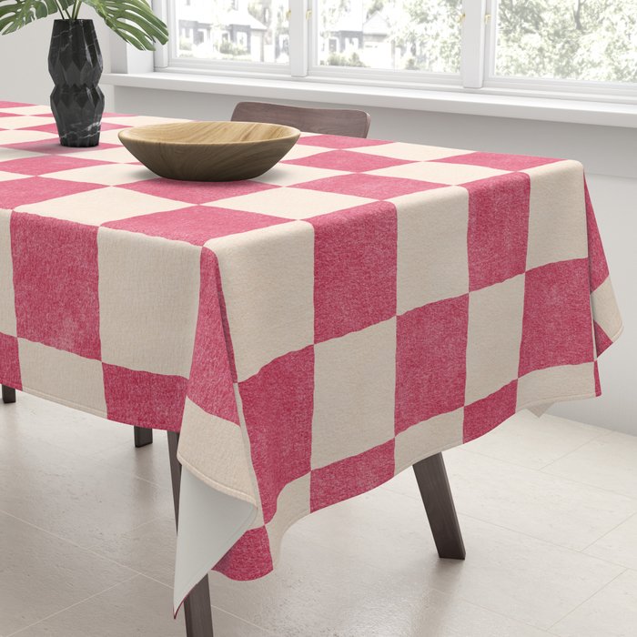CHECKER - 001 - Dragonfruit Tablecloth Gallery Image 3
