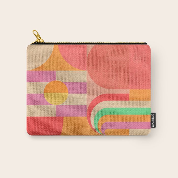 Geometric Shapes 185 Carry All Pouch Gallery Image 1