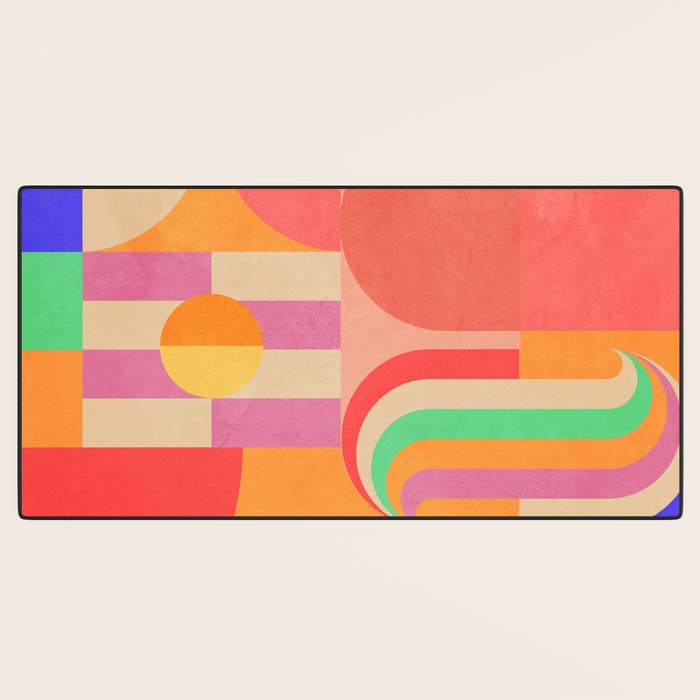Geometric Shapes 185 Desk Mat Gallery Image 3