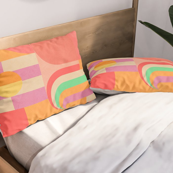 Geometric Shapes 185 Pillow Sham Gallery Image 2
