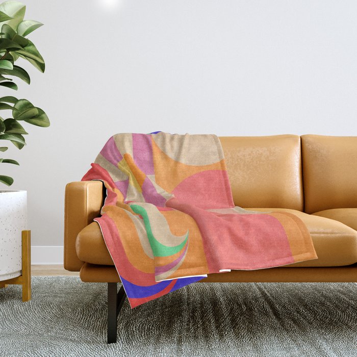 Geometric Shapes 185 Throw Blanket Gallery Image 1
