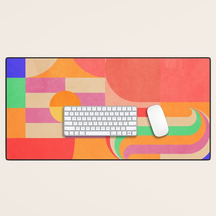 Geometric Shapes 185 Desk Mat Gallery Image 1