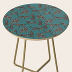 Elegant black leopards  Side Table Gallery Image 2