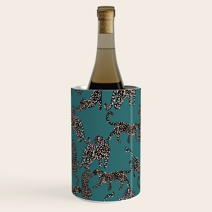 Elegant black leopards  Wine Chiller Gallery Image 3