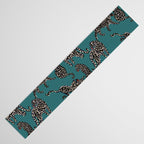 Elegant black leopards  Table Runner Gallery Image 3