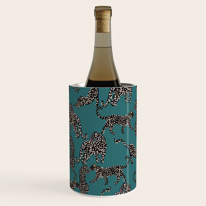 Elegant black leopards  Wine Chiller Gallery Image 2